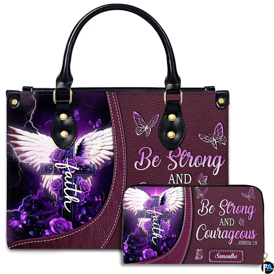 Personalized Christian Leather Handbag For Women, Bible Purse, Religious Bags Christian Gift For Women Her, Jesus Bag