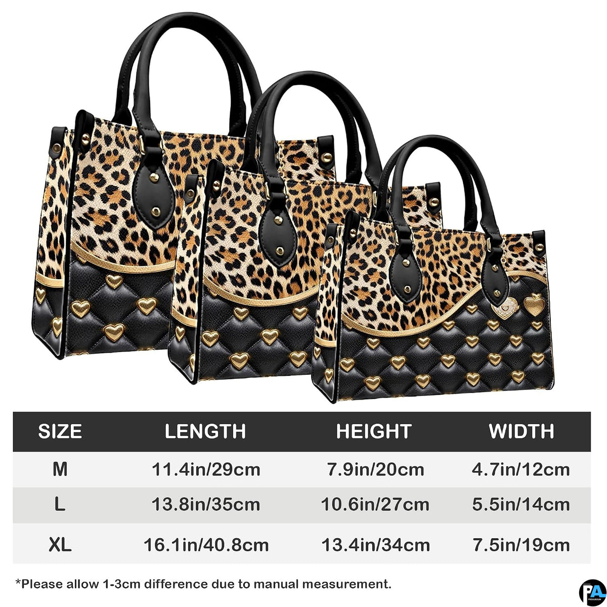 Interior layout and structural design overview of handbag and matching companion wallet.