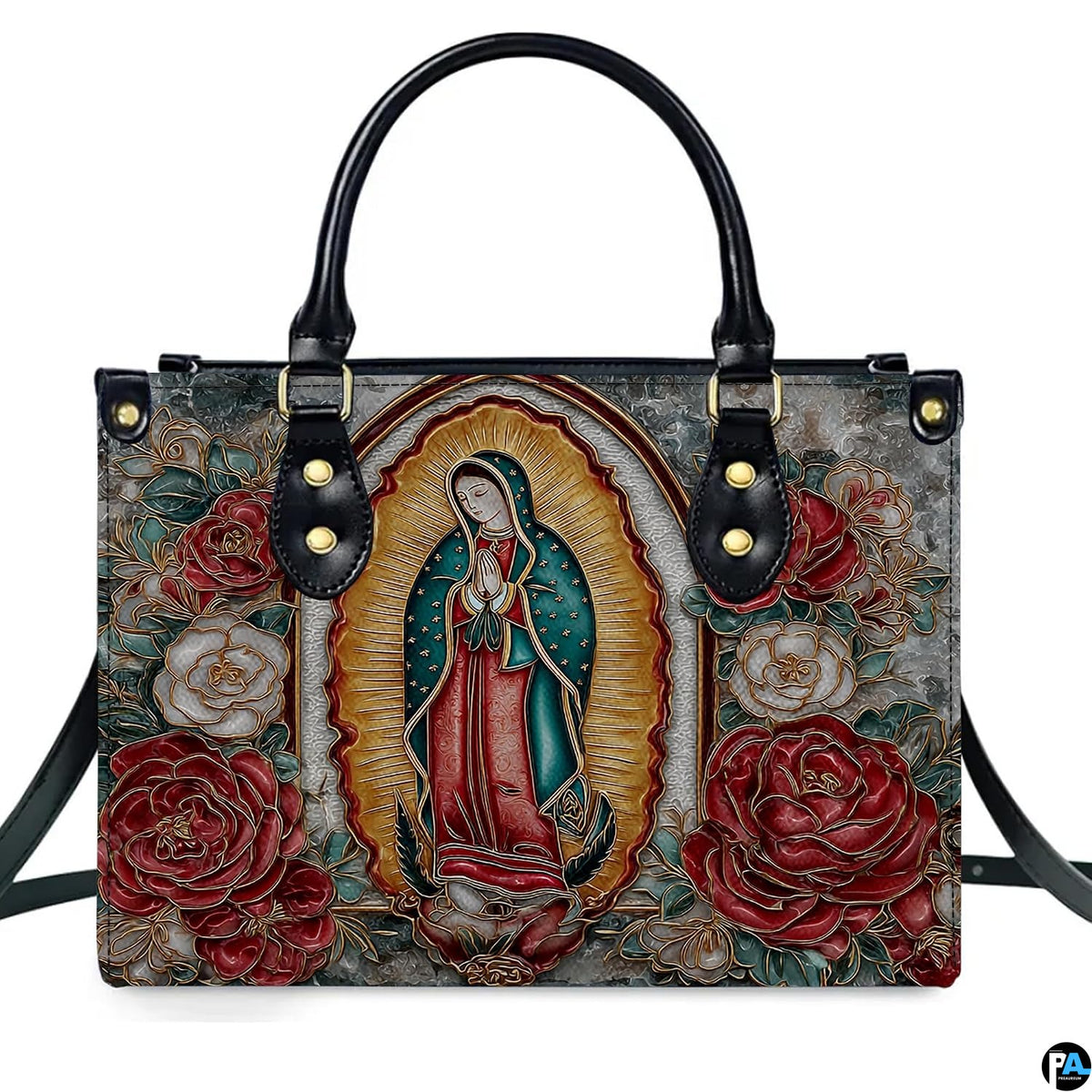 Open handbag interior display showing main storage compartment.