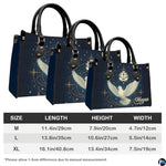Custom Catholic Virgin Mary Leather Bag, Personalized Name Handbags and Purses for Christian Women Religious Bag Gifts