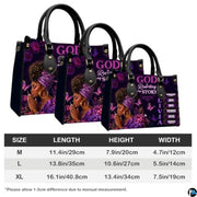 Personalized African American Leather Bag, African Purse, Gifts for Black Girl Women, Black History Handbags
