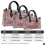 Dimensional proportion diagram illustrating scale of the rose gold sewing machine accessory.