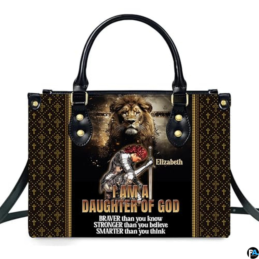 Personalized Christian Leather Handbag For Women, Bible Purse, Religious Bags Christian Gift For Women Her, Jesus Bag