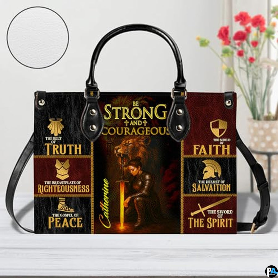 Christian Gifts for Women Faith, Customized Christian Leather Handbag, Jesus Bag, Bible Purse, Inspirational Religious