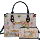 Golden Sewing Machine Jeweled Gemstone Tailoring Filigree Design