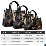Personalized Witch Handbag with Purse, Custom Name Gothic Leather Bag Set for Women, Halloween Shoulder Bag, Witch Gift