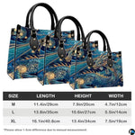 Personalized Dragon Leather Handbag, Fantasy Gothic Purse for Women, Mythical Shoulder Bag Gift for Dragon Lovers