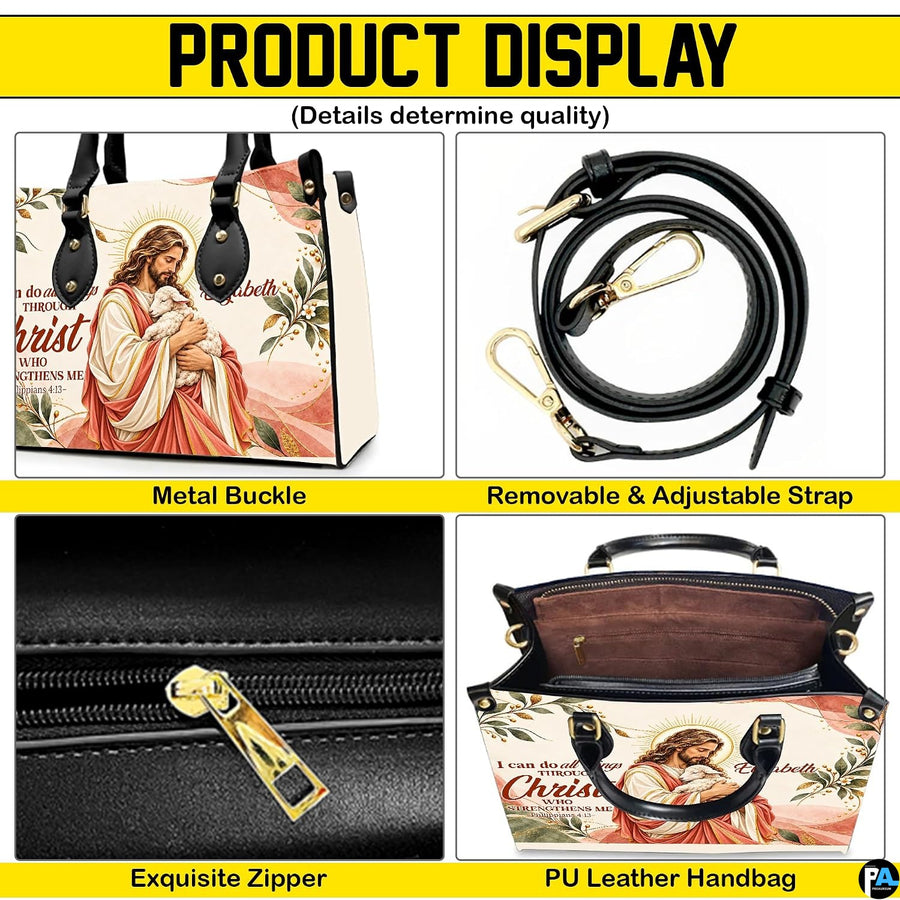 Four-panel showcase illustrating design details, hardware, and interior layout.