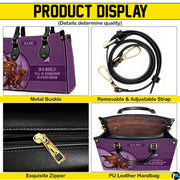 Four-panel showcase illustrating design details, hardware, and interior layout.