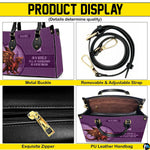 Four-panel showcase illustrating design details, hardware, and interior layout.