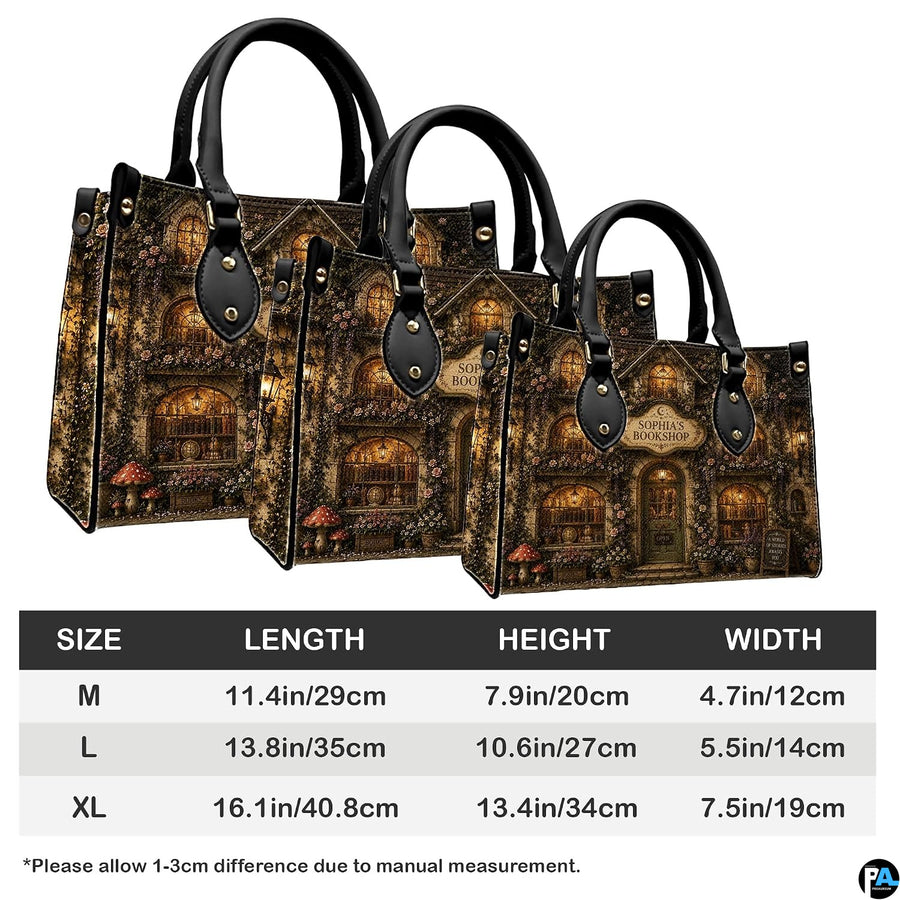 Proportional comparison diagram outlining silhouettes for the bookstore art accessory.