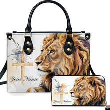 PREAUREUM "{split_values}" Personalized {collection_title} Leather Handbag
