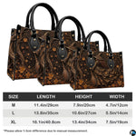 Structured proportional scaling chart outlining silhouettes for the autumn witch art accessory.