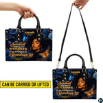 Personalized African American Leather Bag, African Purse, Gifts for Black Girl Women, Black History Handbags