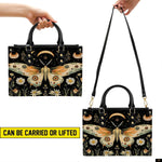 PREAUREUM "{split_values}" Personalized {collection_title} Leather Handbag