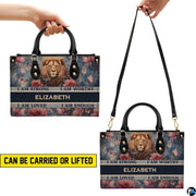 Carrying demonstrations displaying dual top handle grip and crossbody shoulder strap suspension.