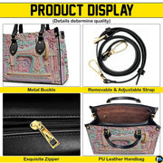 Feature diagram illustrating close view elements, metallic accents, and design finishings.