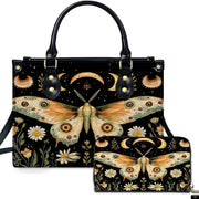 PREAUREUM "{split_values}" Personalized {collection_title} Leather Handbag