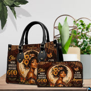 Sunflower portrait handbag and wallet with monarch butterflies