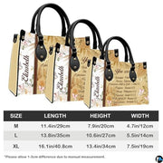 Personalized Christian Leather Handbag For Women, Bible Purse, Religious Bags Christian Gift For Women Her, Jesus Bag