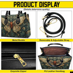 PREAUREUM "{split_values}" Personalized {collection_title} Leather Handbag