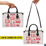 Side perspective view of the medical themed accessory on a plain studio background.