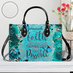 PREAUREUM "{split_values}" Personalized {collection_title} Leather Handbag