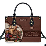 Golden Book Dragon Floral Handbag and Wallet Set