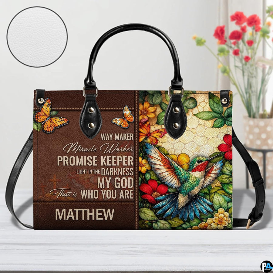 Lifestyle model perspective illustrating natural drape and proportion of the hummingbird floral accessory ensemble