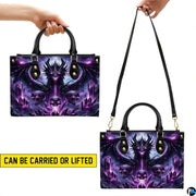 Personalized Dragon Leather Handbag, Fantasy Gothic Purse for Women, Mythical Shoulder Bag Gift for Dragon Lovers