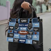 Personalized Christian Leather Handbag For Women, Bible Purse, Religious Bags Christian Gift For Women Her, Jesus Bag