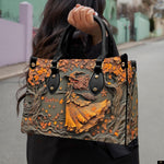 PREAUREUM "{split_values}" Personalized {collection_title} Leather Handbag