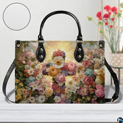 Custom Catholic Virgin Mary Leather Bag, Personalized Name Handbags and Purses for Christian Women Religious Bag Gifts