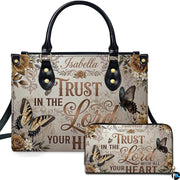 Personalized Christian Leather Handbag – Custom Purse Faith Gift for Mom, Grandma, Women Birthday or Christmas