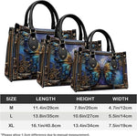 PREAUREUM "Steampunk Style" Personalized Butterfly Leather Handbag