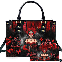 Personalized Witch Leather Bags, Halloween Purses For Women, Witch Art Bag, Spooky Halloween Purses, Holiday Gifts