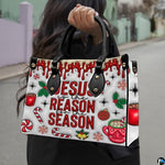 Personalized Jesus Is The Reason Handbag, Removable Strap