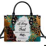 PREAUREUM "{split_values}" Personalized {collection_title} Leather Handbag