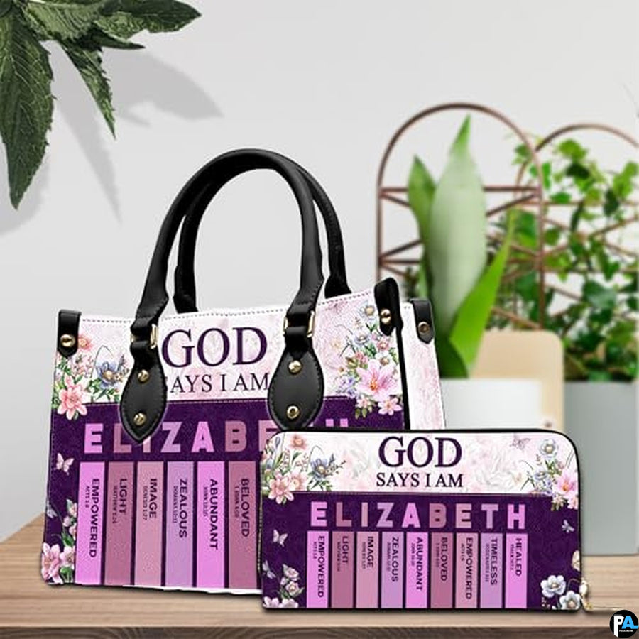 Personalized Christian Leather Handbag For Women, Bible Purse, Religious Bags Christian Gift For Women Her, Jesus Bag