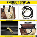 Personalized Christian Leather Handbag – Custom Purse Faith Gift for Mom, Grandma, Women Birthday or Christmas