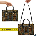 Bookstore Leather Bag, Book Purse for Book Lovers, Shoulder Bag