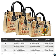 Personalized Book Lover Leather Bag, Just A Girl Who Loves Book Handbag With Name, Books Purse, Gifts For Readers, Writer