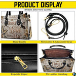 Personalized Christian Leather Handbag – Custom Purse Faith Gift for Mom, Grandma, Women Birthday or Christmas
