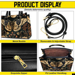 PREAUREUM "{split_values}" Personalized {collection_title} Leather Handbag