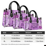 PREAUREUM "{split_values}" Personalized {collection_title} Leather Handbag