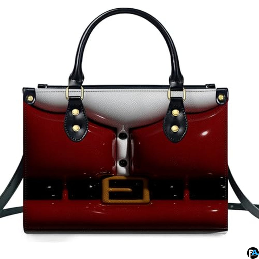 Personalized 3D Inflated Santa's Suit Handbag for Christmas Gift
