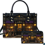Personalized Mystical Sophia's Bookstore Facade Tote Bag