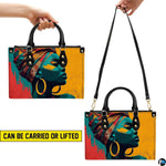 Demonstration of top handle carry and shoulder strap carry configurations