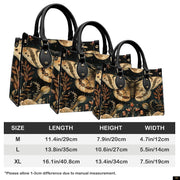 PREAUREUM "{split_values}" Personalized {collection_title} Leather Handbag