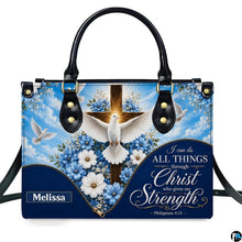 Personalized Christian Floral Handbag for Religious Gift
